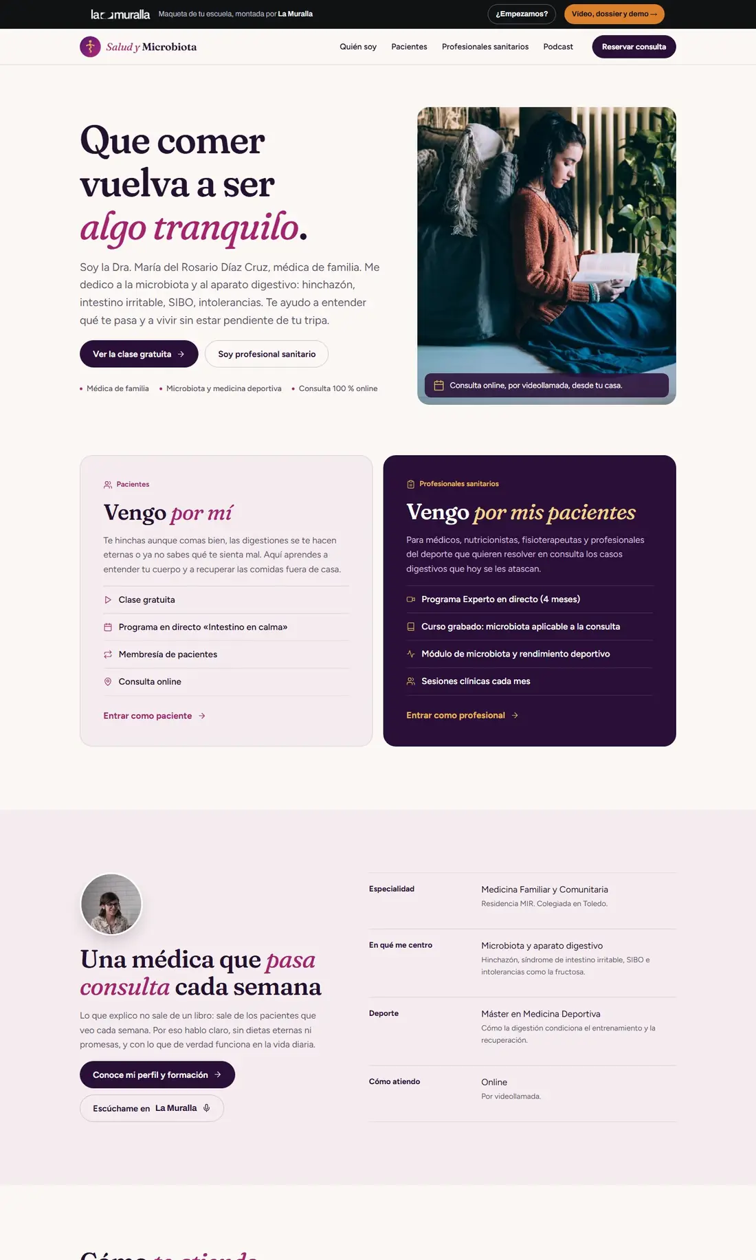 Dra. Rosario Díaz Cruz: Web · inicio